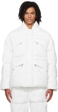 RAINS White Harbin Puffer Jacket