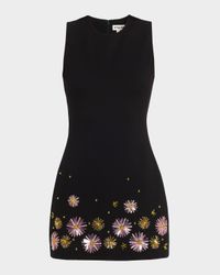 Mercer Glass Beaded Mini Dress