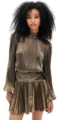 Retrofête Freja Dress Antique Gold XS