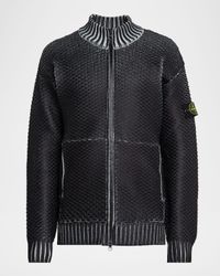 Men's Zipper Cardigan Sweater with Pockets