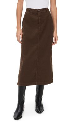 Velvet Fia Corduroy Skirt Bark 6