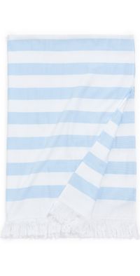 Weezie Packable Beach Towel Hydrangea Blue One Size