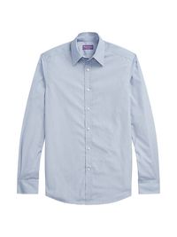 Men's Cotton Long-Sleeve Shirt - Supply Blue - Size 17