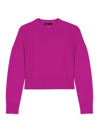 Women's Cashmere Jumper - Fuchsia Pink - Size Large
