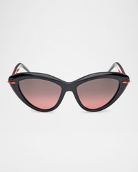 Acetate Cat-Eye Sunglasses