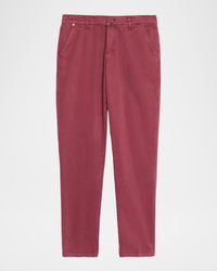 Men's Straight Fit Flat-Front Pants