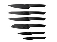 Bjorn - Couteaux de cuisine jensen - 6 pièces - Taille Unique - Noir