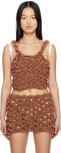 Isa Boulder SSENSE Exclusive Brown Bouncy Tank Top