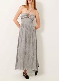 Sessun - Robe longue bustier - Taille L - Bleu