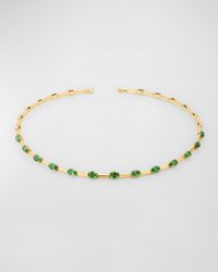 Dolce 18K Yellow Gold Tsavorite Necklace