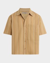 Men's Rex Striped Button-Down Shirt
