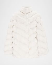 Chinchilla Faux Fur Jacket