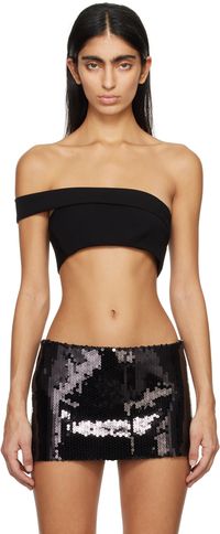 Mônot Black Asymmetric Top