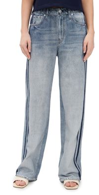 rag & bone Miramar Wide Leg Track Pants Coney XS