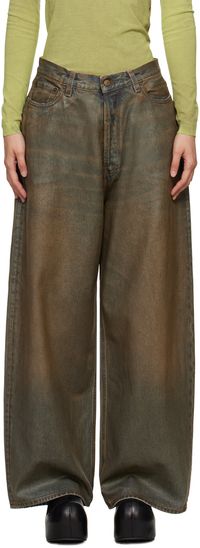 Acne Studios Brown Super Baggy-Fit 2023 Jeans