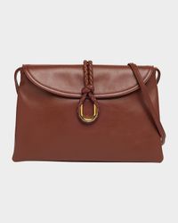 Liberta Medium Flap Leather Crossbody Bag
