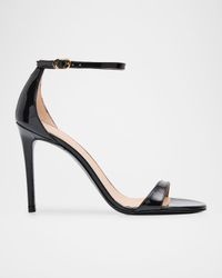 Nudist II Patent Ankle-Strap Sandals