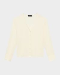 Modern Silk Georgette Cardigan Blouse