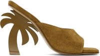 Palm Angels Brown Palm Mules