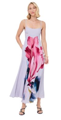Azeeza Rachel Midi Dress Lily Floral S
