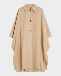 Pedale Water-Repellent Cotton Cape