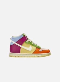 Nike - Baskets dunk high - Taille 40 - Jaune