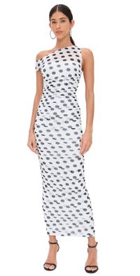 AFRM Biona Dress Blanc Dot S