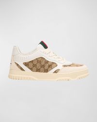 Men's Re-Web GG Supreme Canvas and Leather Sneakers