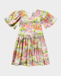 Carlin Floral-Print Dress, Size 3T-6