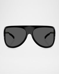A01S Plastic Shield Sunglasses
