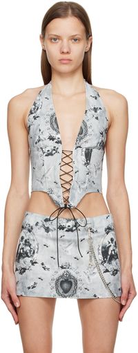 Miaou Gray Mara Corset