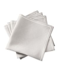 Casual Couture Satin Stitch Napkins, Set of 4
