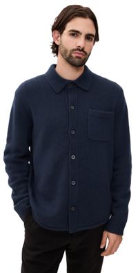 Vince Contour Hem Sweater Shirt Coastal XXL