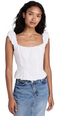 Lioness Almost Famous Top Porcelain XXS