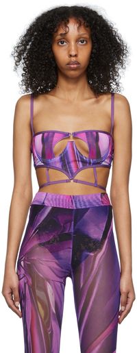 DIDU Pink Polyester Bra