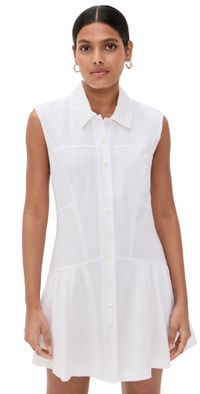 FRAME The Linen Day Dress White XL