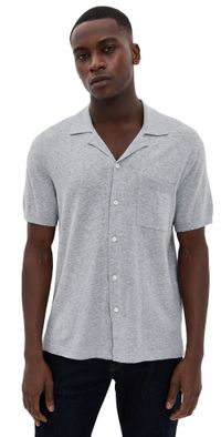 Alex Mill Sweater Bowling Shirt Heather Grey S