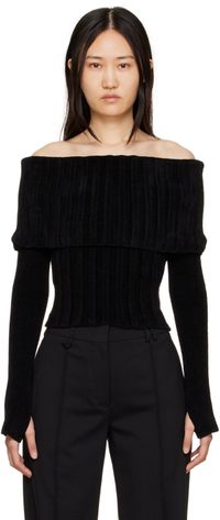 JACQUEMUS Black 'La Maille Duci' Sweater