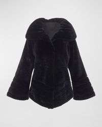 Reversible Horizontal Lamb Shearling Jacket