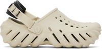 Crocs Beige & Black Echo Clogs