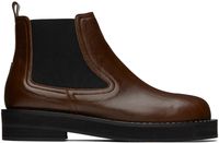 COMME SE-A SSENSE Exclusive Brown Ronda Boots