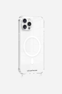 La Coque Francaise - Coque de téléphone magsafe avec anneaux pour iphone 12 / 12 pro - Taille iPhone 12/12 Pro - Argent