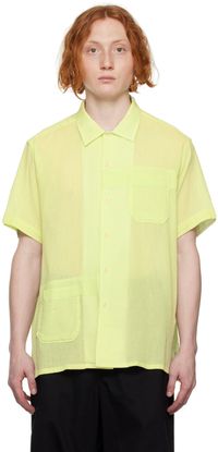 Engineered Garments Green Camp Shirt