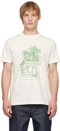 A.P.C. White Magasin T-shirt