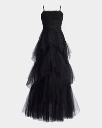 Oly Ruffle Tiered Corset Gown