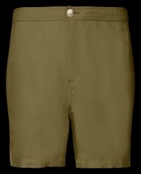 Esprit - Short droit en lin mélangé - Taille 34 - Vert