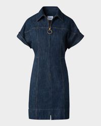 Mini Cotton Wool Denim Dress