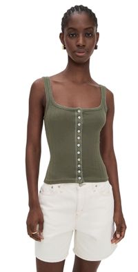 Free People End Game Pointelle Tank Adventurer M