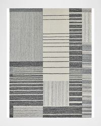 Castine Hand-Tufted Gray Rug, 12' x 15'
