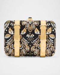 Valise Voyage Crystal Clutch Bag